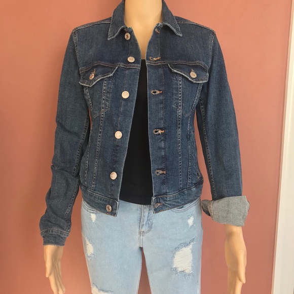H&M Denim Jacket size 4 new - Picture 2 of 8